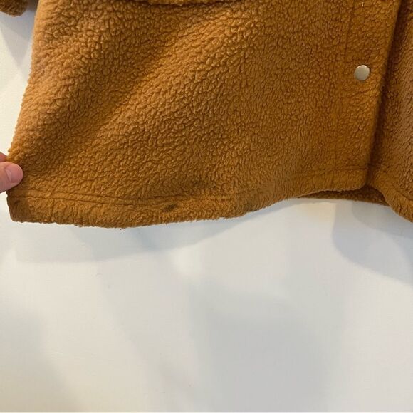 Denim & Co Regular Sherpa Bonded Fleece Snap Jacket | Size L - Picture 4 of 12